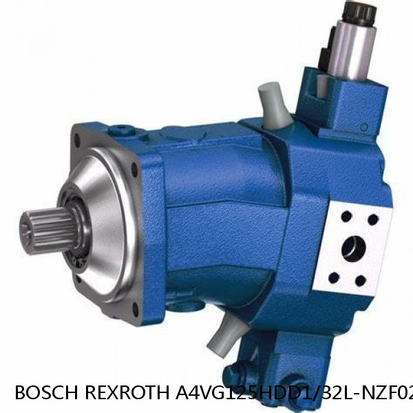 A4VG125HDD1/32L-NZF02F001S BOSCH REXROTH A4VG VARIABLE DISPLACEMENT PUMPS