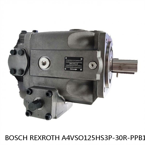 A4VSO125HS3P-30R-PPB13N BOSCH REXROTH A4VSO VARIABLE DISPLACEMENT PUMPS