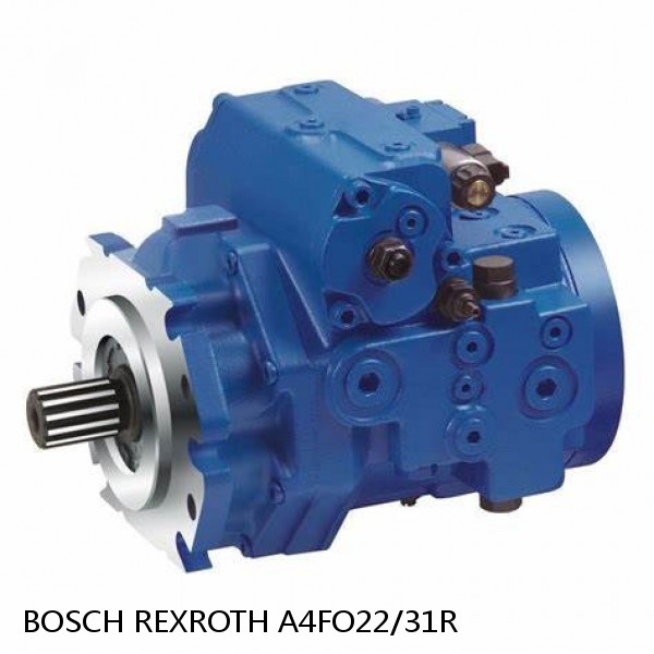 A4FO22/31R BOSCH REXROTH A4FO FIXED DISPLACEMENT PUMPS