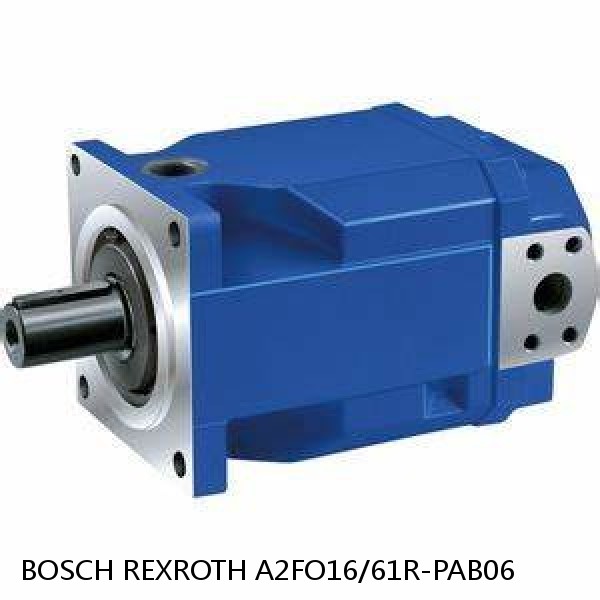 A2FO16/61R-PAB06 BOSCH REXROTH A2FO FIXED DISPLACEMENT PUMPS