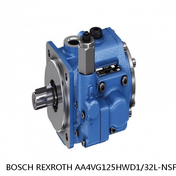 AA4VG125HWD1/32L-NSF52F001F-S BOSCH REXROTH A4VG VARIABLE DISPLACEMENT PUMPS
