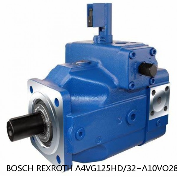 A4VG125HD/32+A10VO28DR/31-K BOSCH REXROTH A4VG VARIABLE DISPLACEMENT PUMPS #1 image