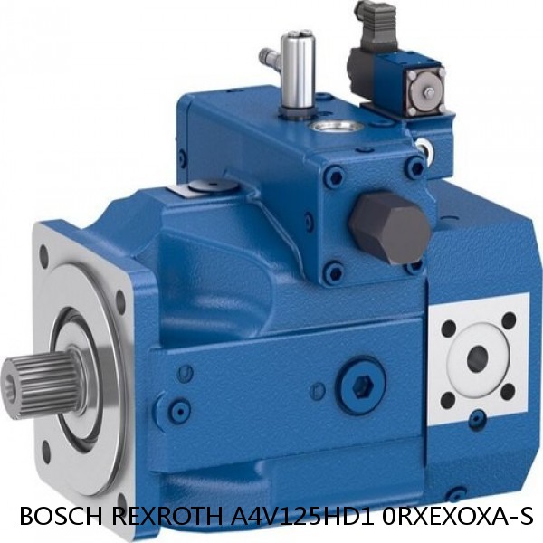 A4V125HD1 0RXEXOXA-S BOSCH REXROTH A4V VARIABLE PUMPS #1 image